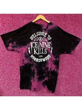 Ice Nine Kills "Welcome to Horrorwood" Tie Dye Metalcore T-Shirt XL